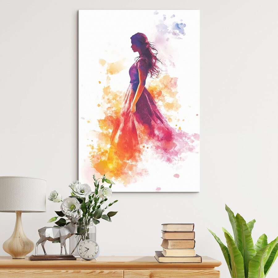 Femme en robe Femme en robe