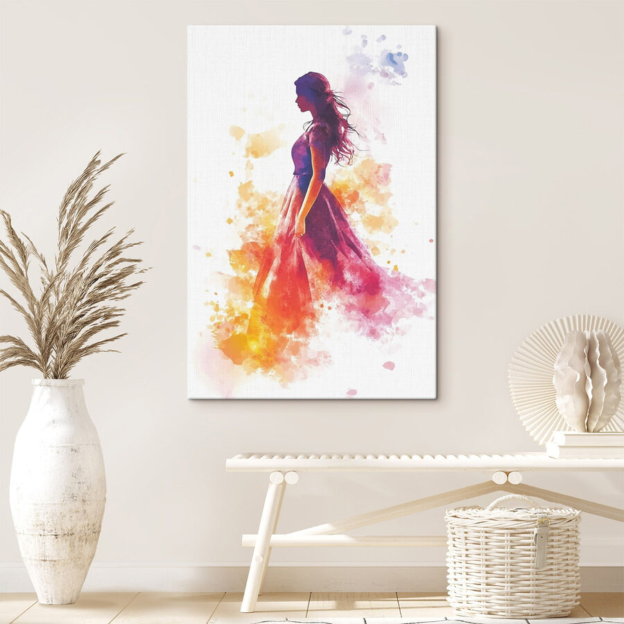 Femme en robe Femme en robe