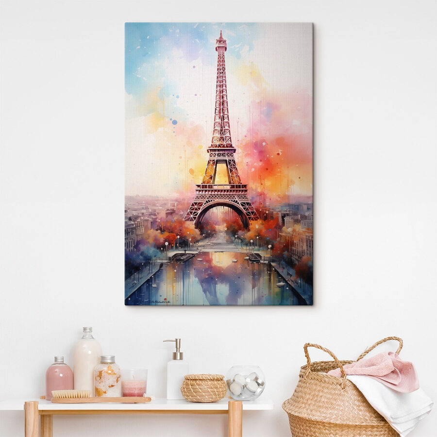 Peinture d'une tour Peinture d'une tour
