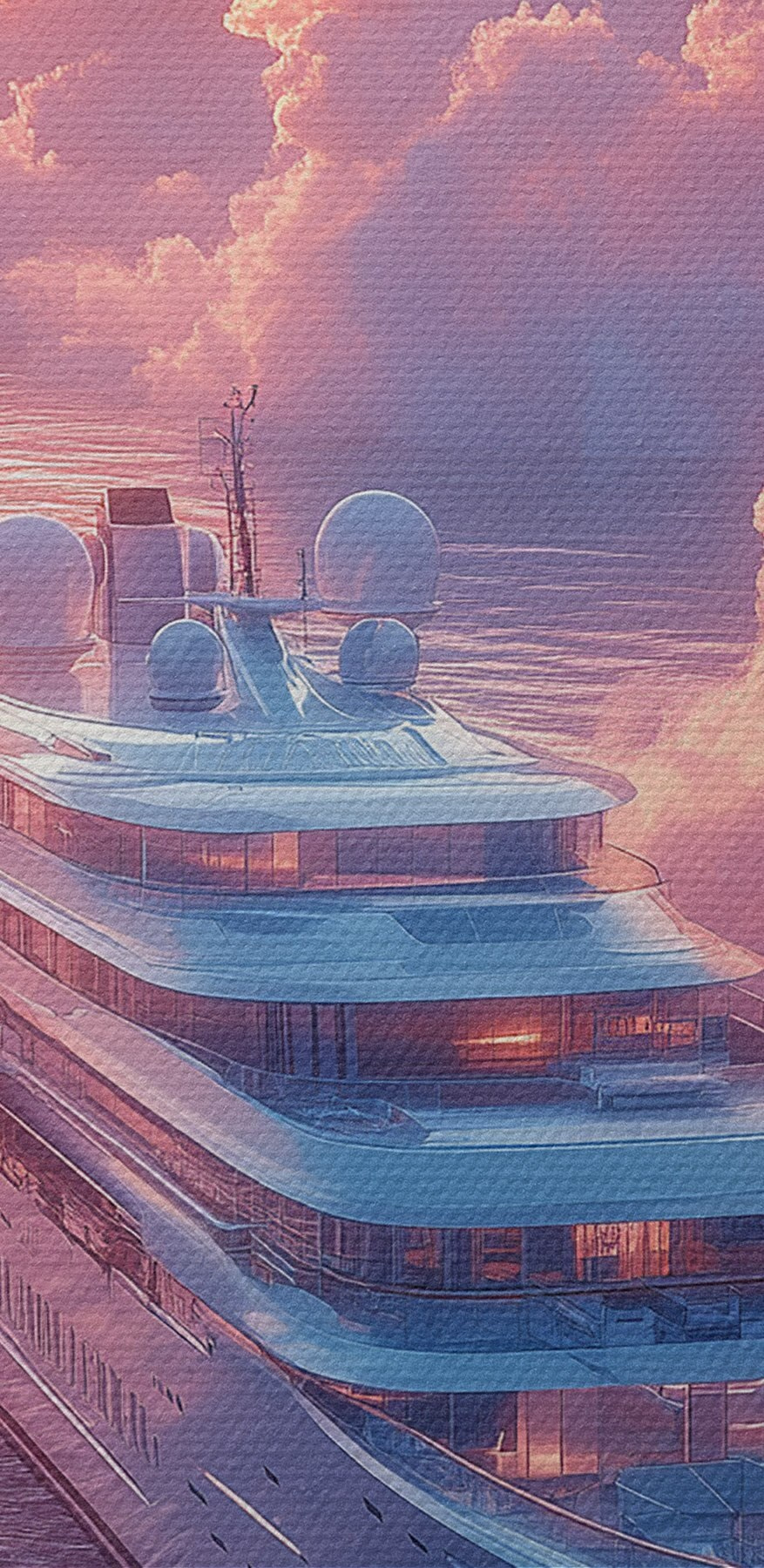 Navire dans l'eau