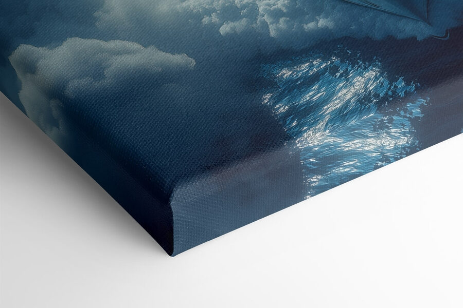 Navire dans les nuages