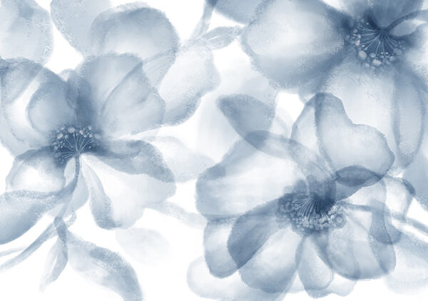 Groupe de fleurs sur fond blanc Groupe de fleurs sur fond blanc