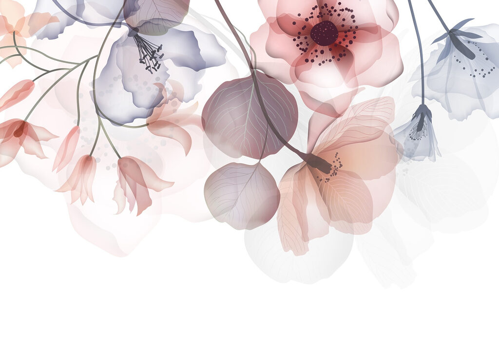 Motif floral délicat aux teintes douces Motif floral délicat aux teintes douces