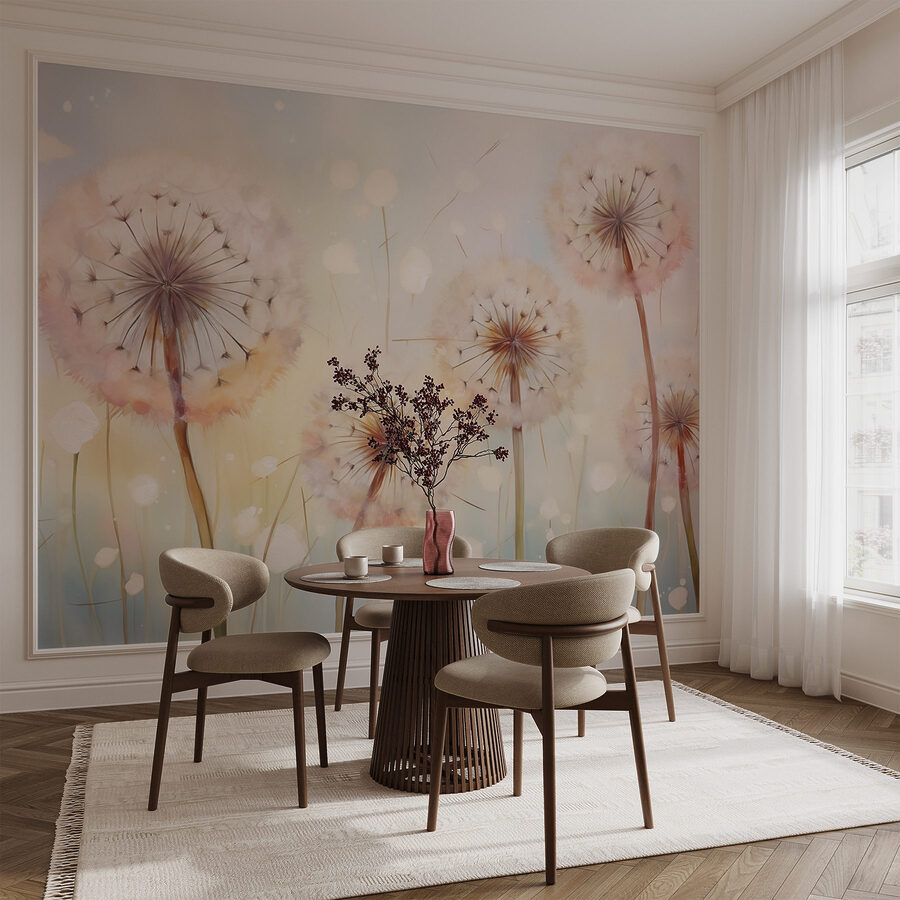 Peinture de pissenlits