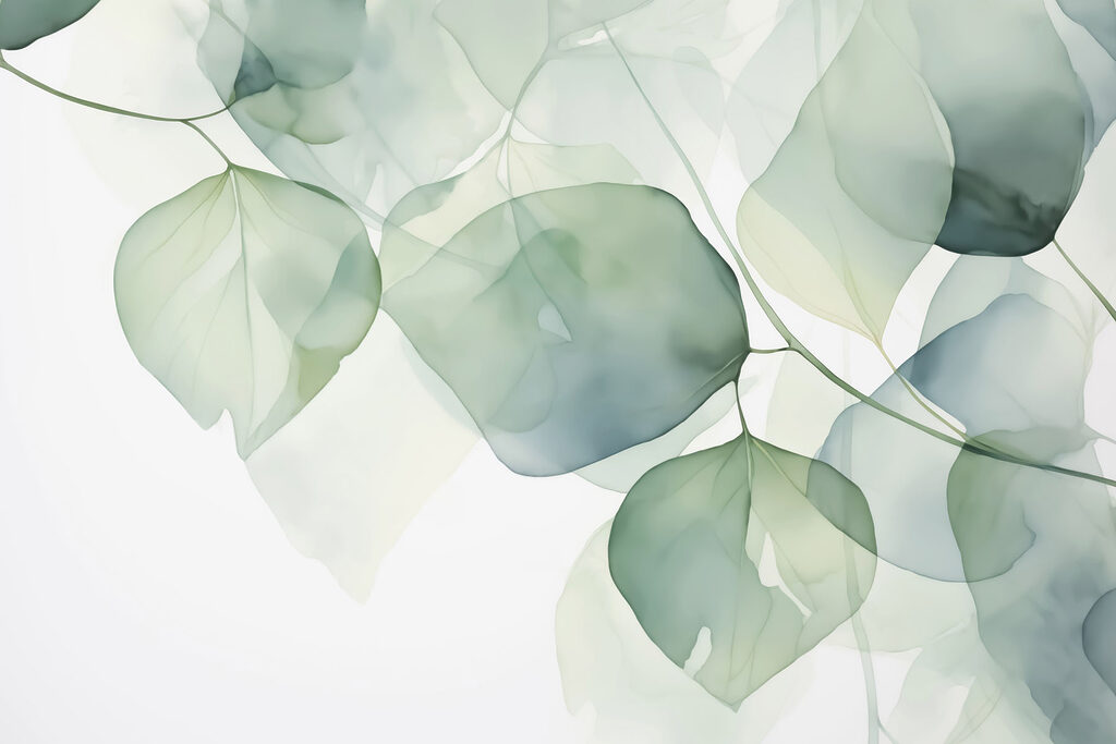 Feuilles délicates dans des tons pastel Feuilles délicates dans des tons pastel