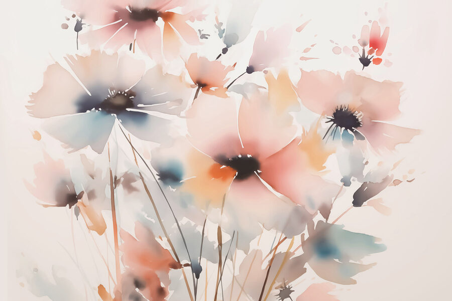 Peinture de fleurs
