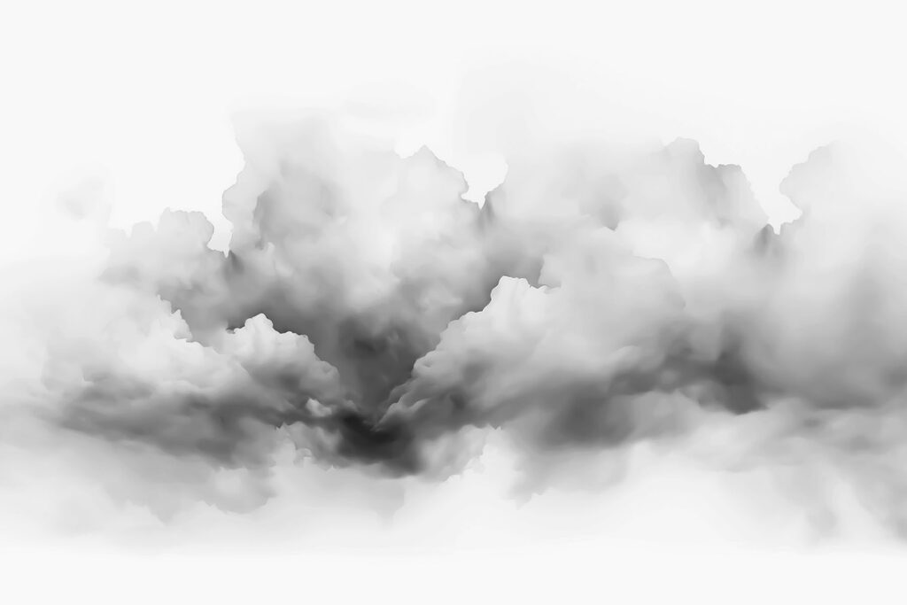 Nuage noir et blanc Nuage noir et blanc