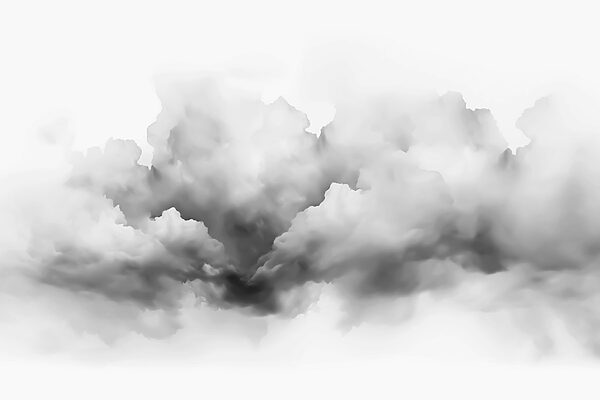 Nuage noir et blanc Nuage noir et blanc