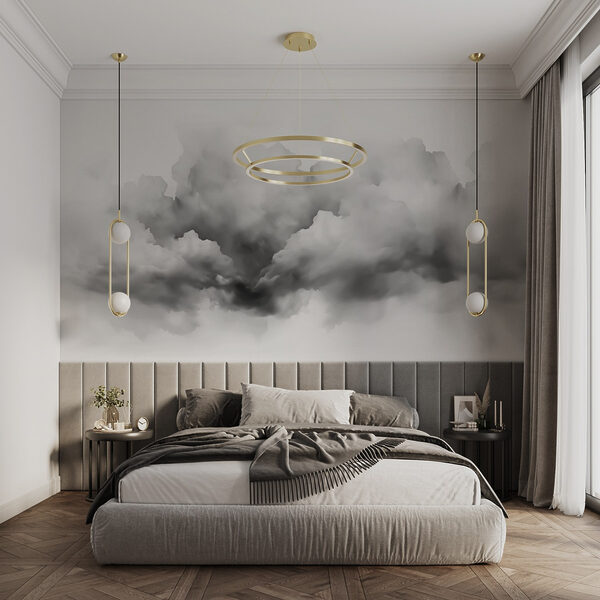 Nuage noir et blanc Nuage noir et blanc