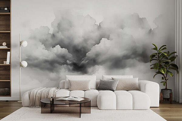 Nuage noir et blanc Nuage noir et blanc