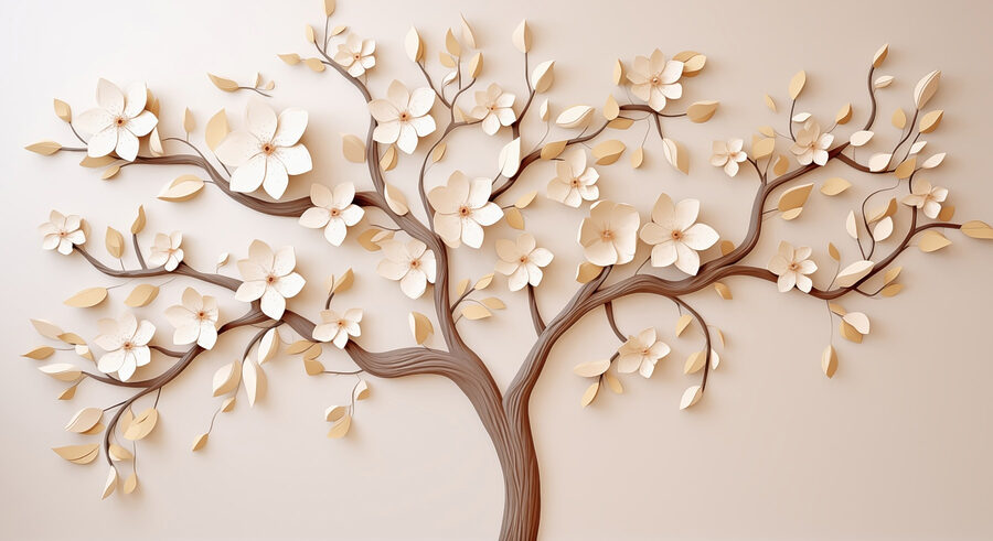 Arbre avec des fleurs