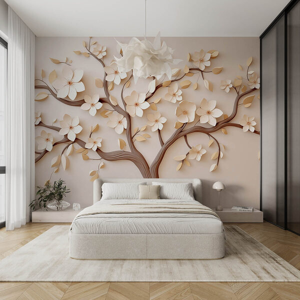 Arbre avec des fleurs Arbre avec des fleurs
