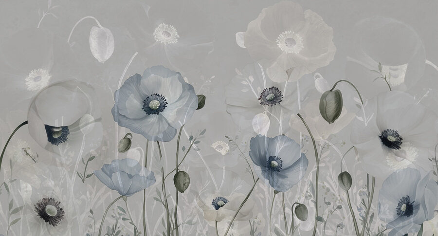 Des fleurs délicates aux teintes douces