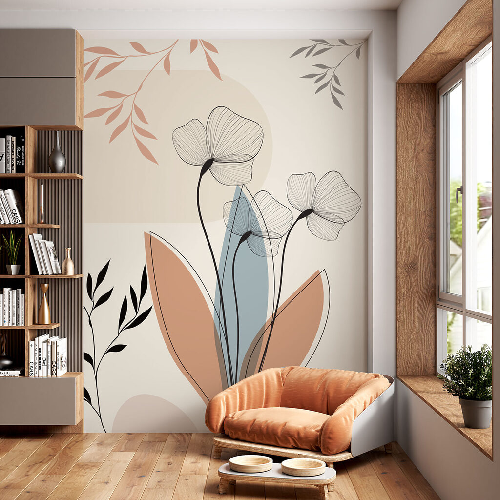 Floral elegance in soft hues