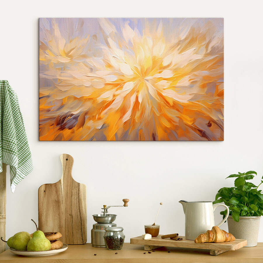 Peinture d'une fleur