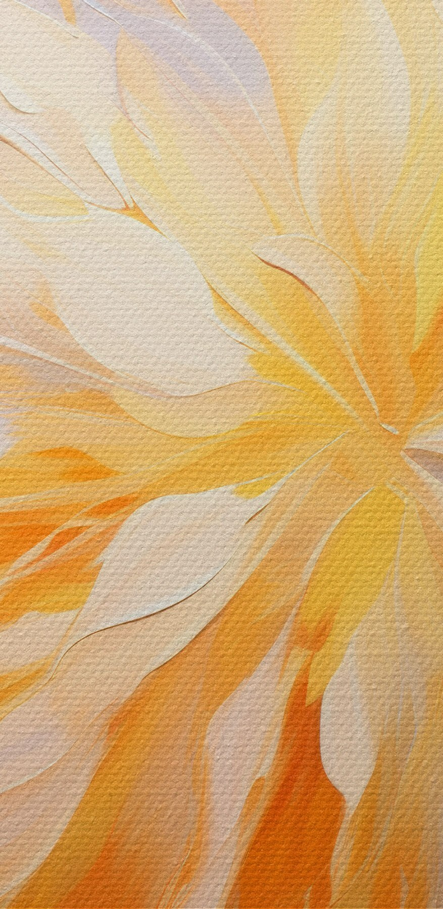Peinture d'une fleur