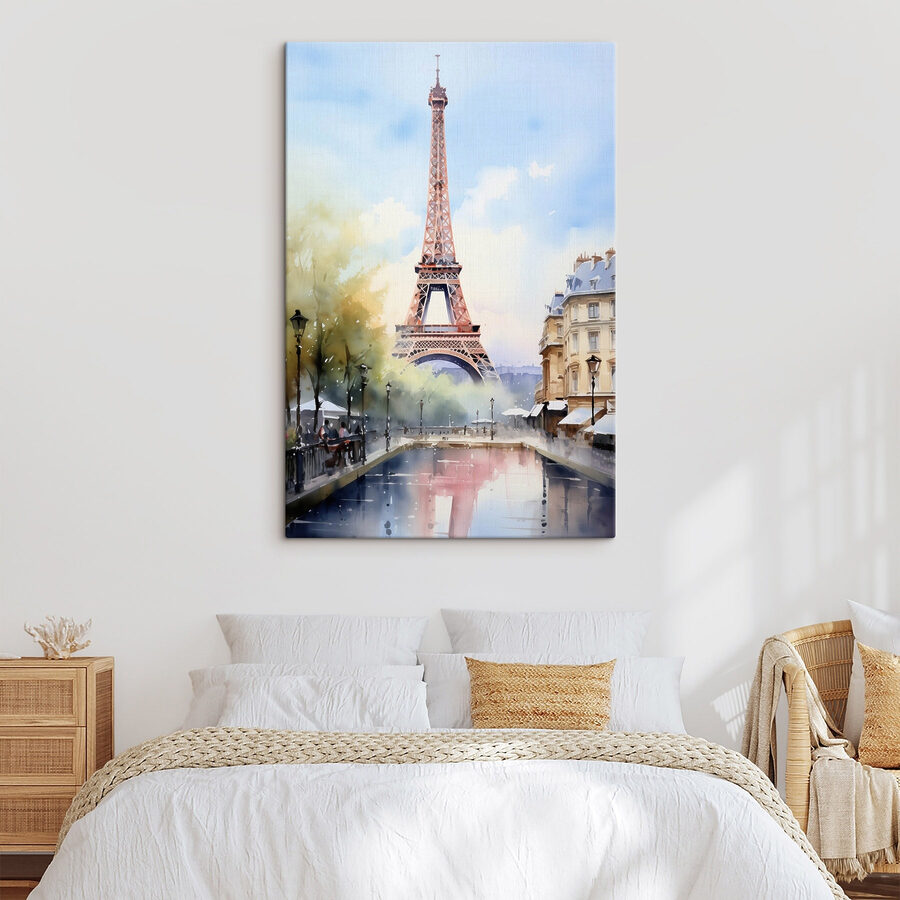 Aquarelle d'une tour