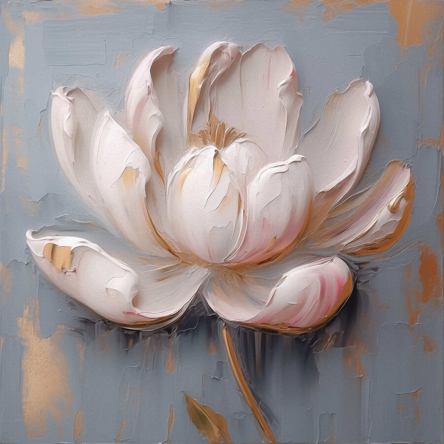 Peinture d'une fleur Peinture d'une fleur