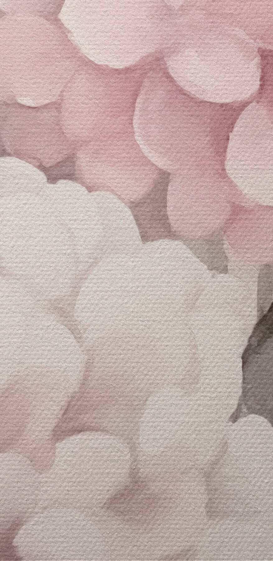 Peinture de fleurs roses