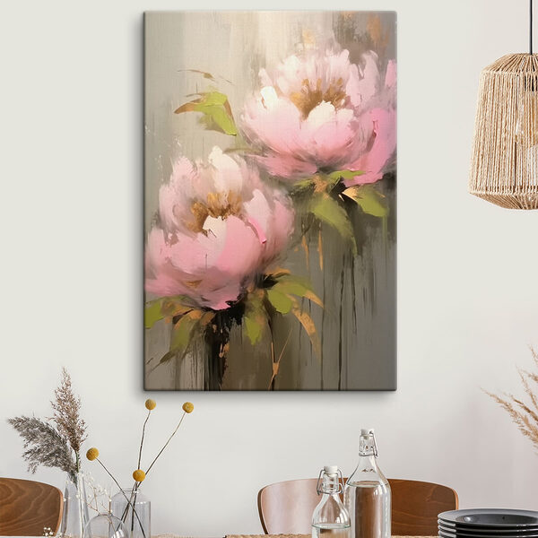 Peinture de fleurs roses Peinture de fleurs roses