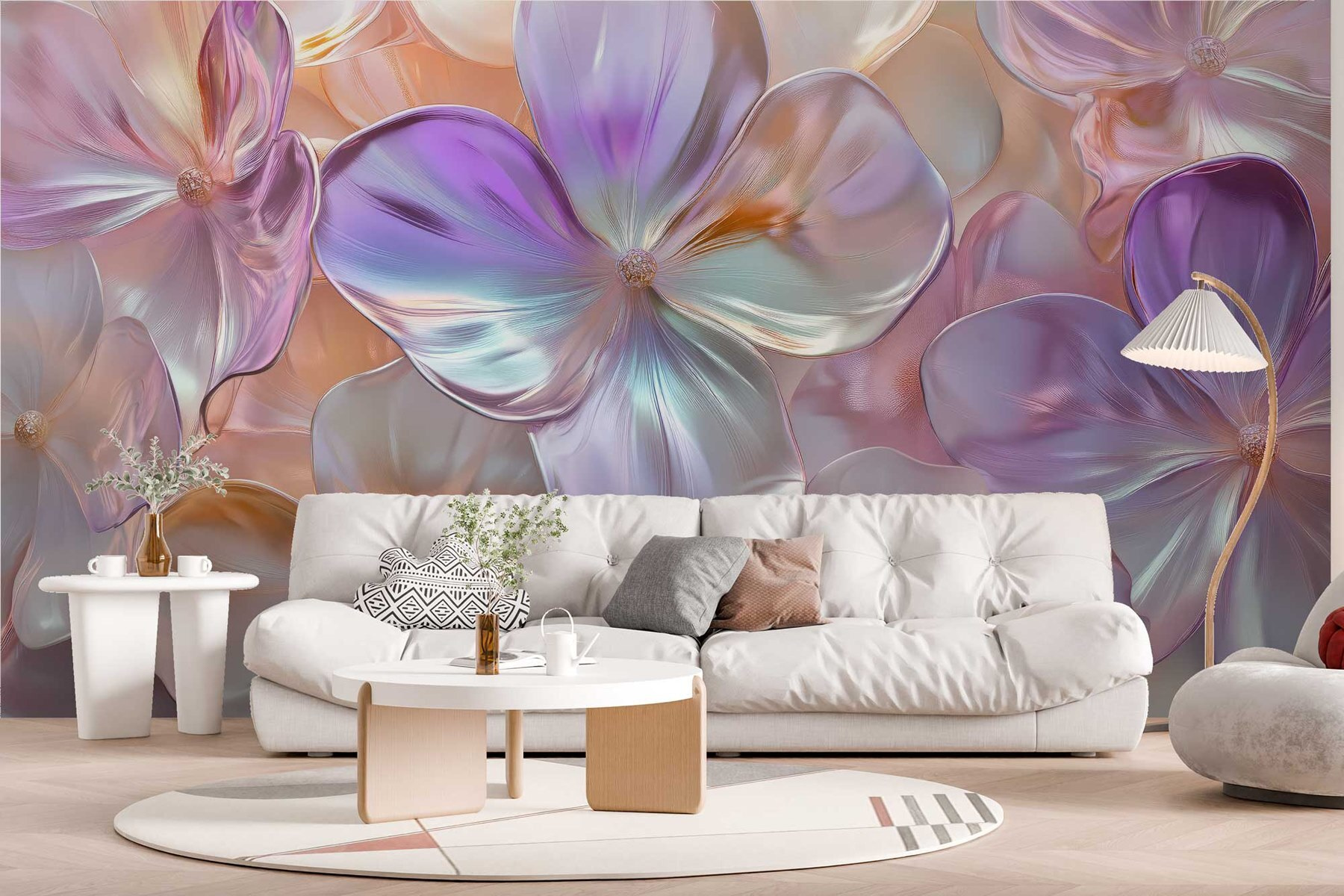 Group of flowers on a surface Group of flowers on a surface