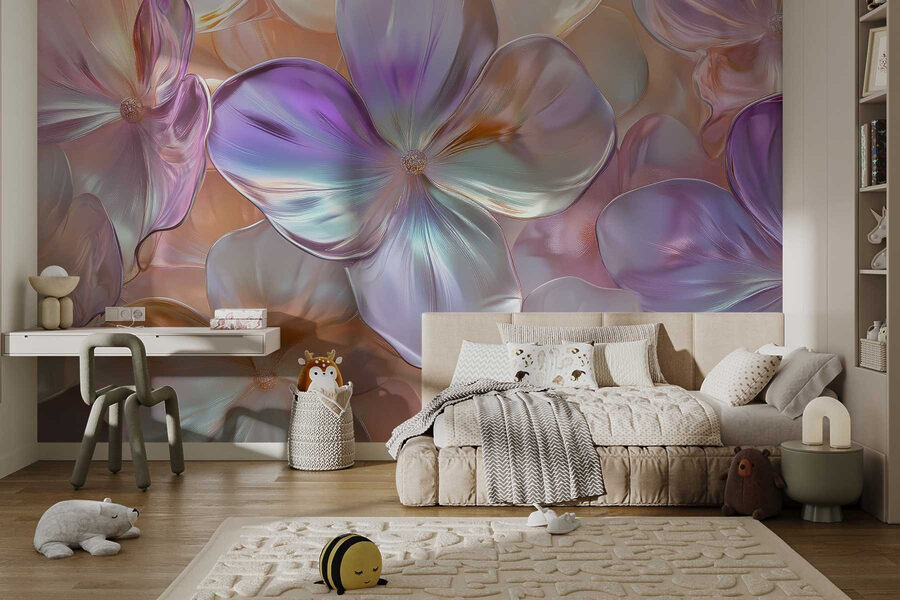 Groupe de fleurs sur une surface