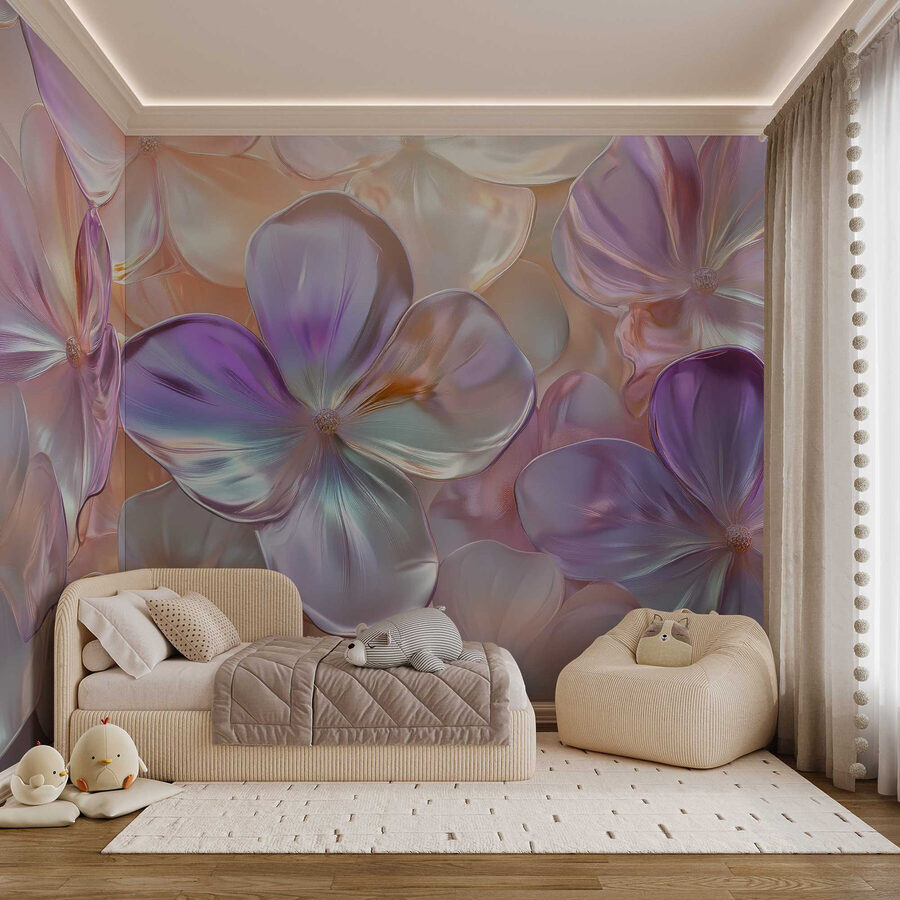 Groupe de fleurs sur une surface