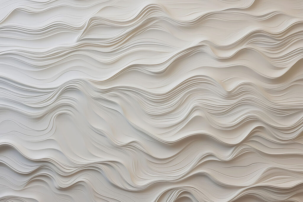 Papier blanc découpé dans un mur Papier blanc découpé dans un mur