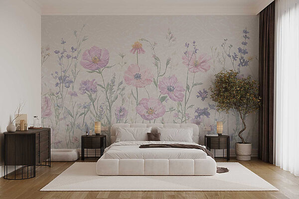 Fleurs délicates dans des tons pastel doux Fleurs délicates dans des tons pastel doux