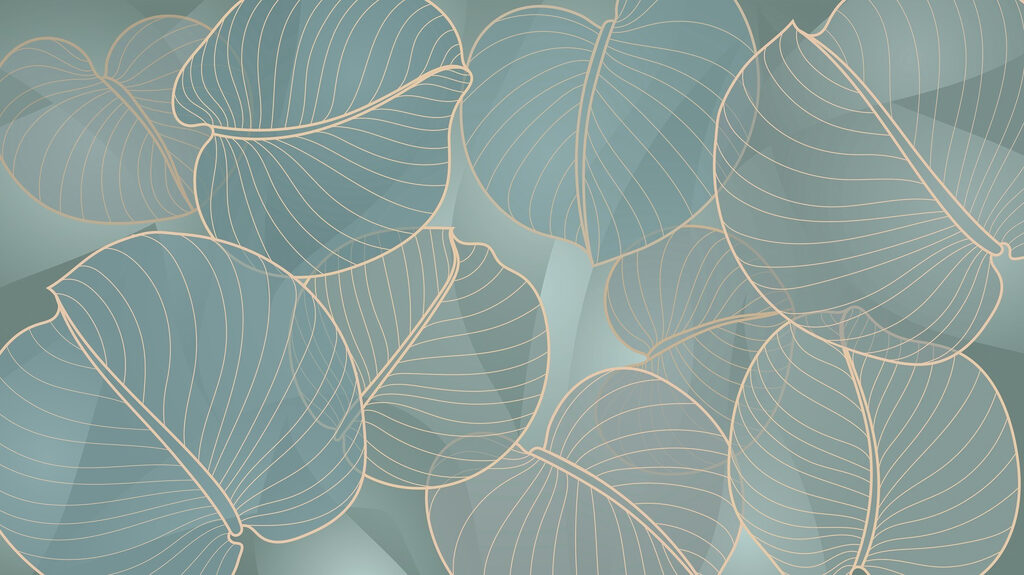 Motifs naturels de feuilles dans des teintes douces Motifs naturels de feuilles dans des teintes douces