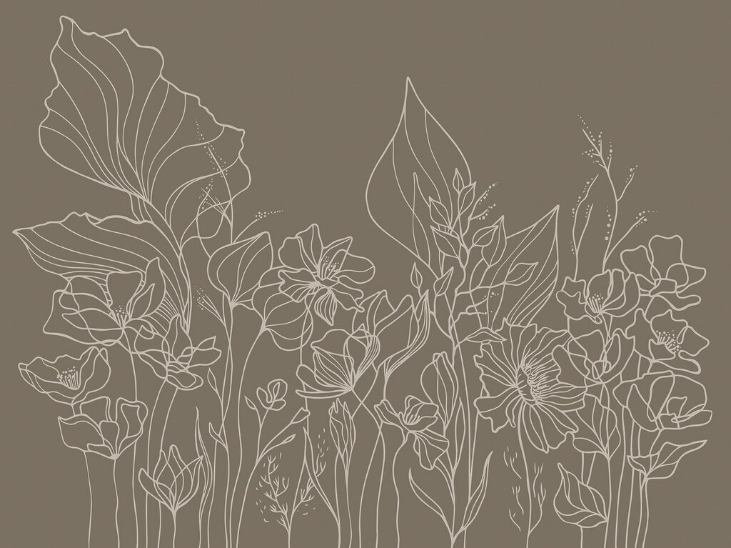 Dessin au trait de fleurs Dessin au trait de fleurs