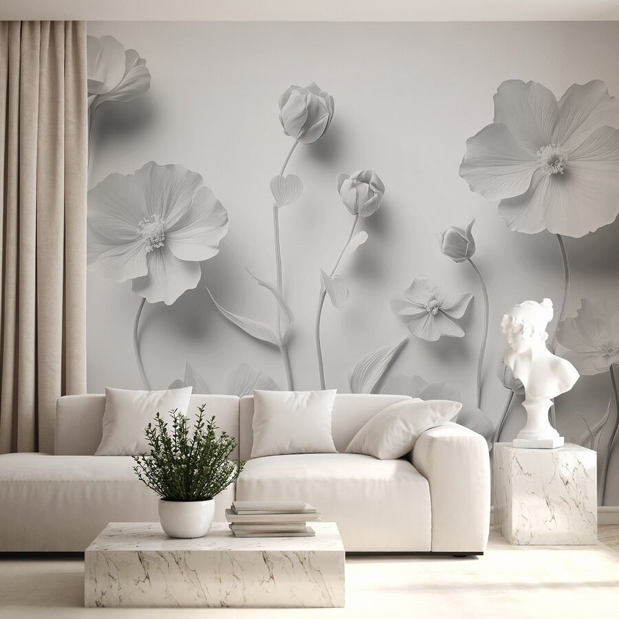 Groupe de fleurs blanches Groupe de fleurs blanches