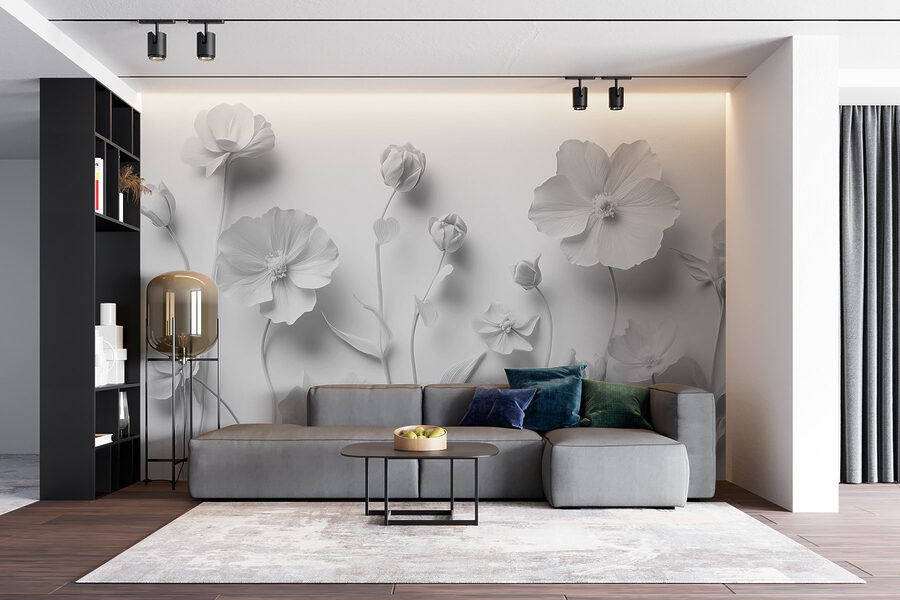 Groupe de fleurs blanches Groupe de fleurs blanches