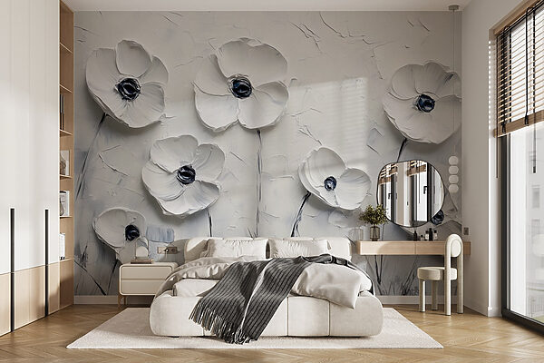 Peinture de fleurs blanches Peinture de fleurs blanches