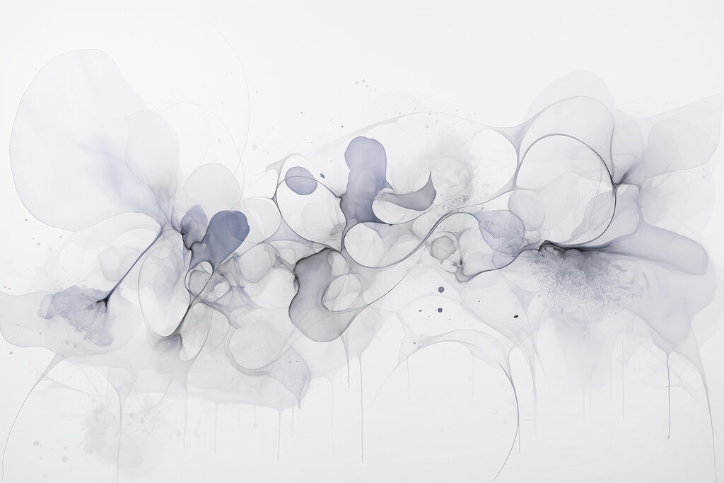 Formes fluides abstraites dans des tons doux Formes fluides abstraites dans des tons doux
