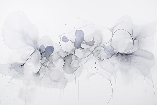 Formes fluides abstraites dans des tons doux Formes fluides abstraites dans des tons doux