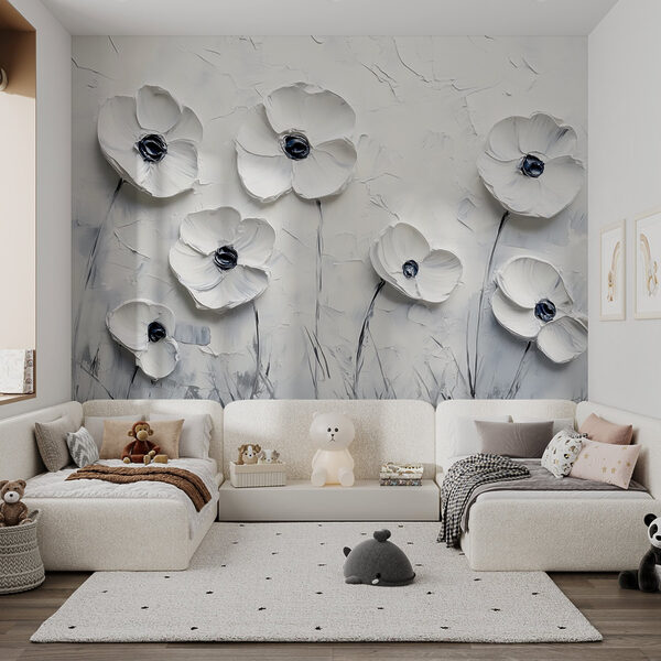 Peinture de fleurs blanches Peinture de fleurs blanches