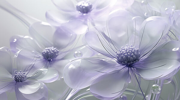 Fleurs délicates dans des tons pastel doux Fleurs délicates dans des tons pastel doux