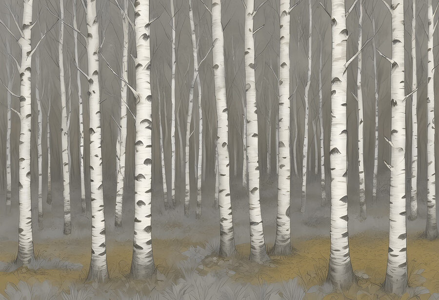 Groupe d'arbres dans une forêt