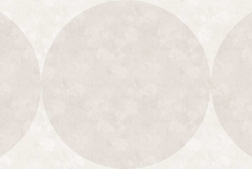 Cercle blanc avec des fleurs Cercle blanc avec des fleurs