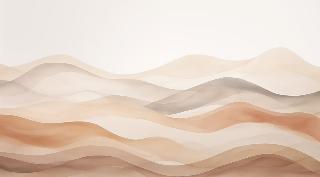Lignes ondulées brunes et blanches Lignes ondulées brunes et blanches