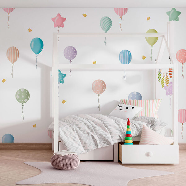 Motif de ballons et d'étoiles Motif de ballons et d'étoiles