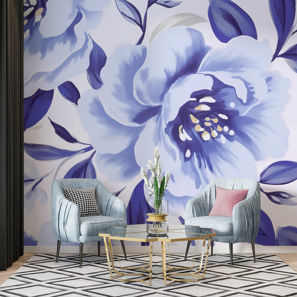 Delicate blooms in soft shades