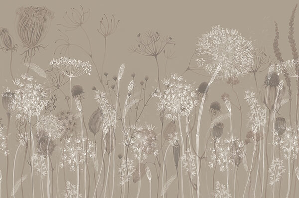Delicate flora in soft hues