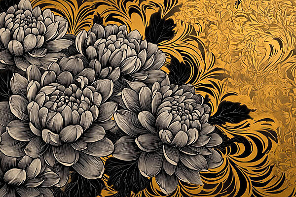 Fleurs majestueuses au design complexe Fleurs majestueuses au design complexe