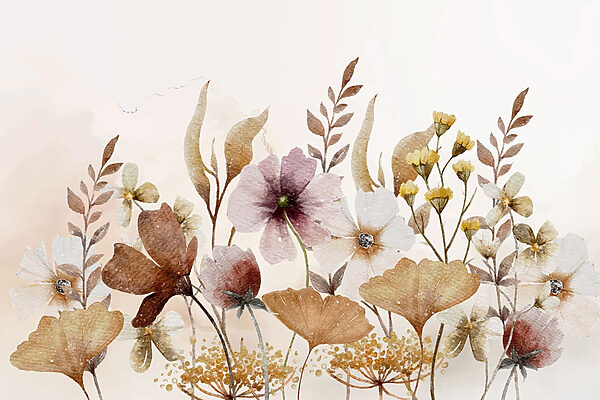 Fleurs délicates dans des teintes douces Fleurs délicates dans des teintes douces