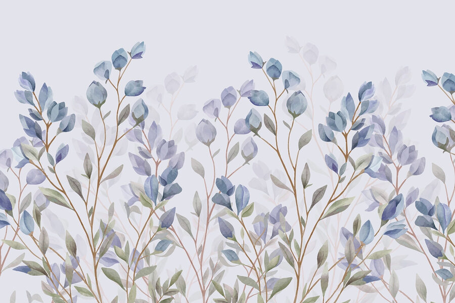 Délicate aquarelle florale