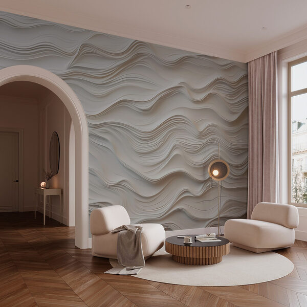 Papier blanc découpé dans un mur Papier blanc découpé dans un mur
