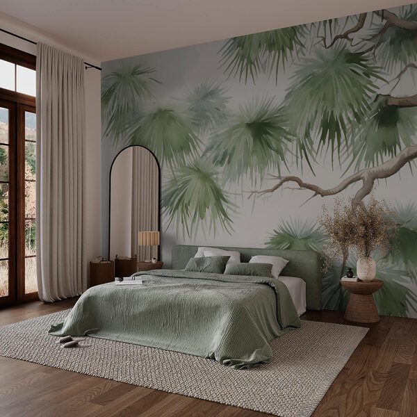 Peinture d'un arbre Papier peint Peinture d'un arbre