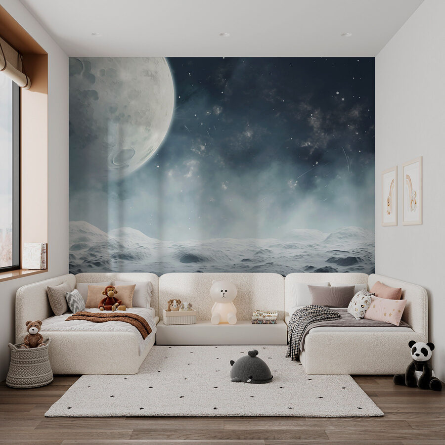 La lune dans le ciel
